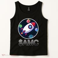 AMC Go To The Moon Rocket Ship Tank Top thumb 2