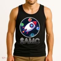 AMC Go To The Moon Rocket Ship Tank Top thumb 3