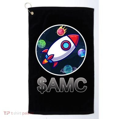 AMC Go To The Moon Rocket Ship Golf Towel