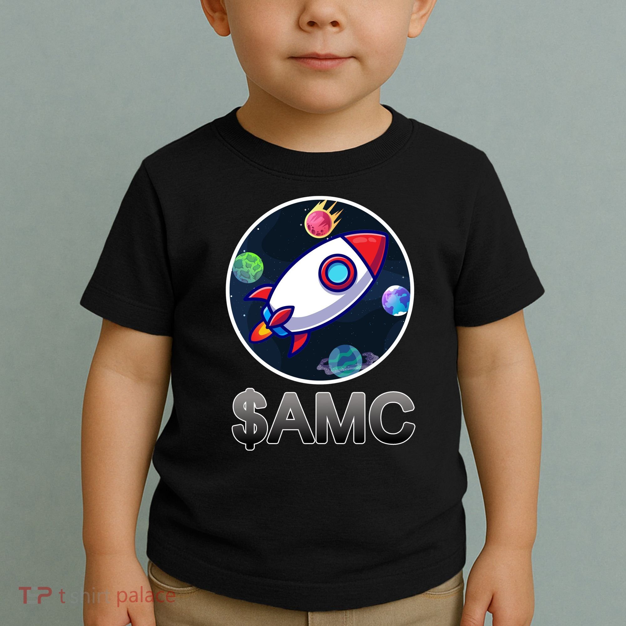 AMC Go To The Moon Rocket Ship Toddler T-Shirt