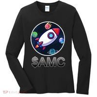 AMC Go To The Moon Rocket Ship Women's Long Sleeve Shirt thumb 0