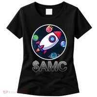 AMC Go To The Moon Rocket Ship Women's T-Shirt thumb 0