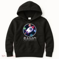 AMC Go To The Moon Rocket Ship Kids Hoodie thumb 0