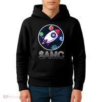 AMC Go To The Moon Rocket Ship Kids Hoodie thumb 4