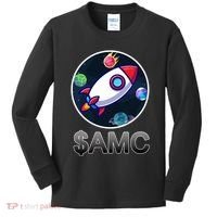 AMC Go To The Moon Rocket Ship Kids Long Sleeve Shirt thumb 0