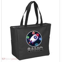 AMC Go To The Moon Rocket Ship Tote Bag thumb 2