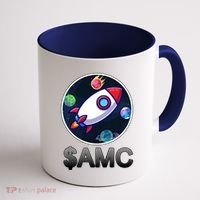 AMC Go To The Moon Rocket Ship Coffee Mug thumb 1