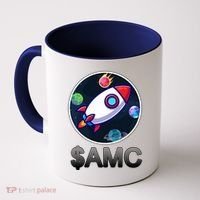 AMC Go To The Moon Rocket Ship Coffee Mug thumb 0