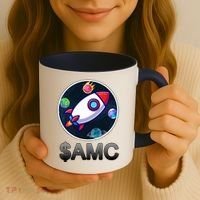 AMC Go To The Moon Rocket Ship Coffee Mug thumb 3