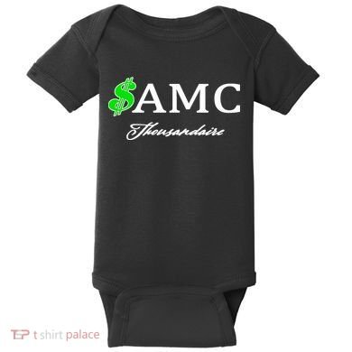 AMC Stocks Symbol Thousandaire  Baby Bodysuit