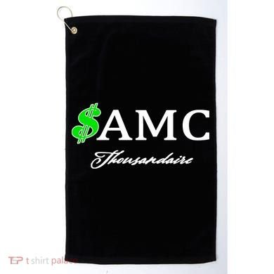 AMC Stocks Symbol Thousandaire  Golf Towel