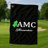 AMC Stocks Symbol Thousandaire  Golf Towel thumb 1