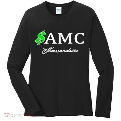 AMC Stocks Symbol Thousandaire  Women's Long Sleeve Shirt