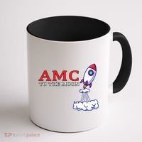 AMC Stocks To The Moon Wall Street Coffee Mug thumb 1