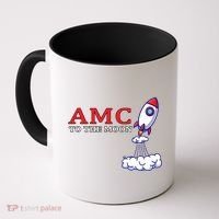 AMC Stocks To The Moon Wall Street Coffee Mug thumb 0