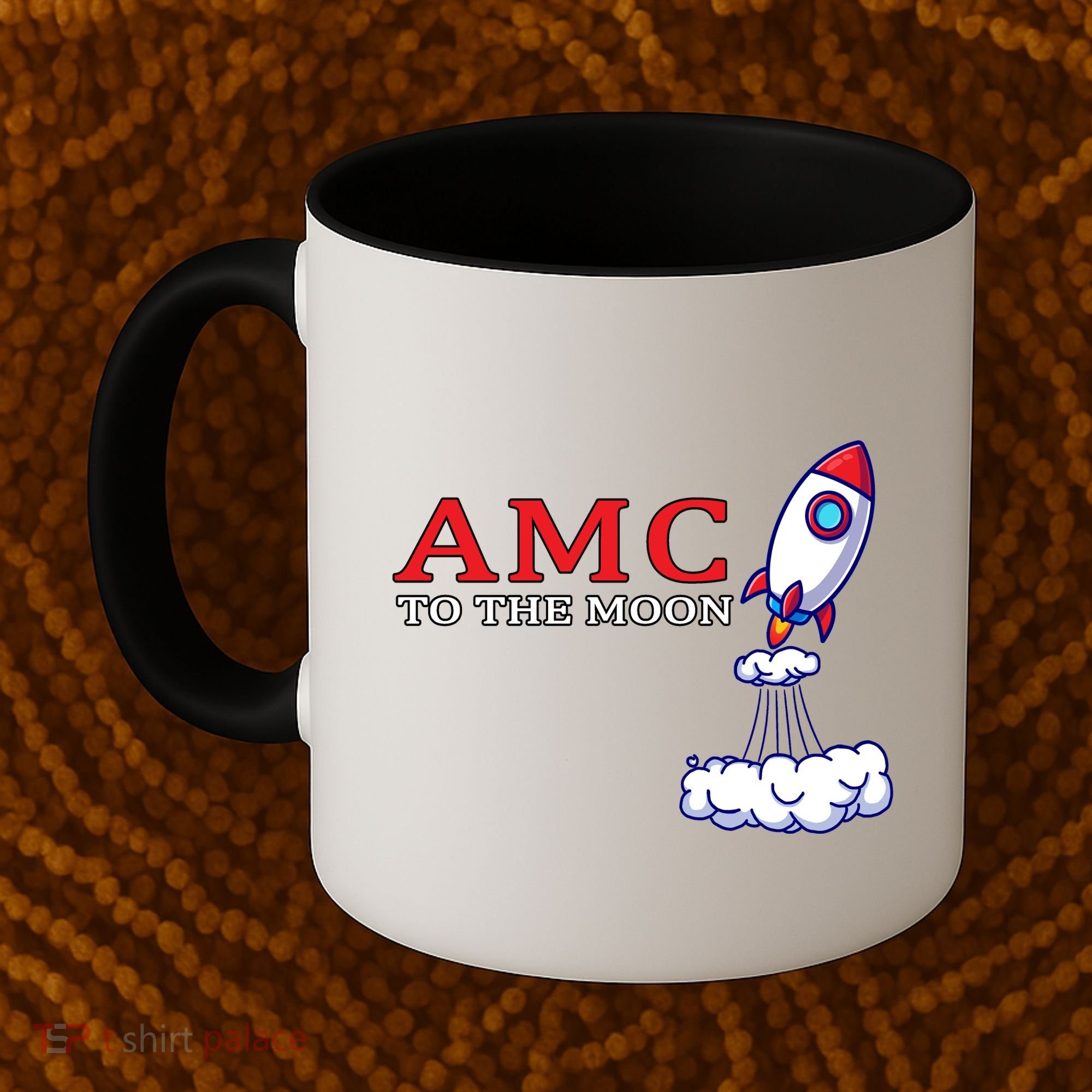 AMC Stocks To The Moon Wall Street Coffee Mug