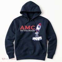 AMC Stocks To The Moon Wall Street Hoodie thumb 0