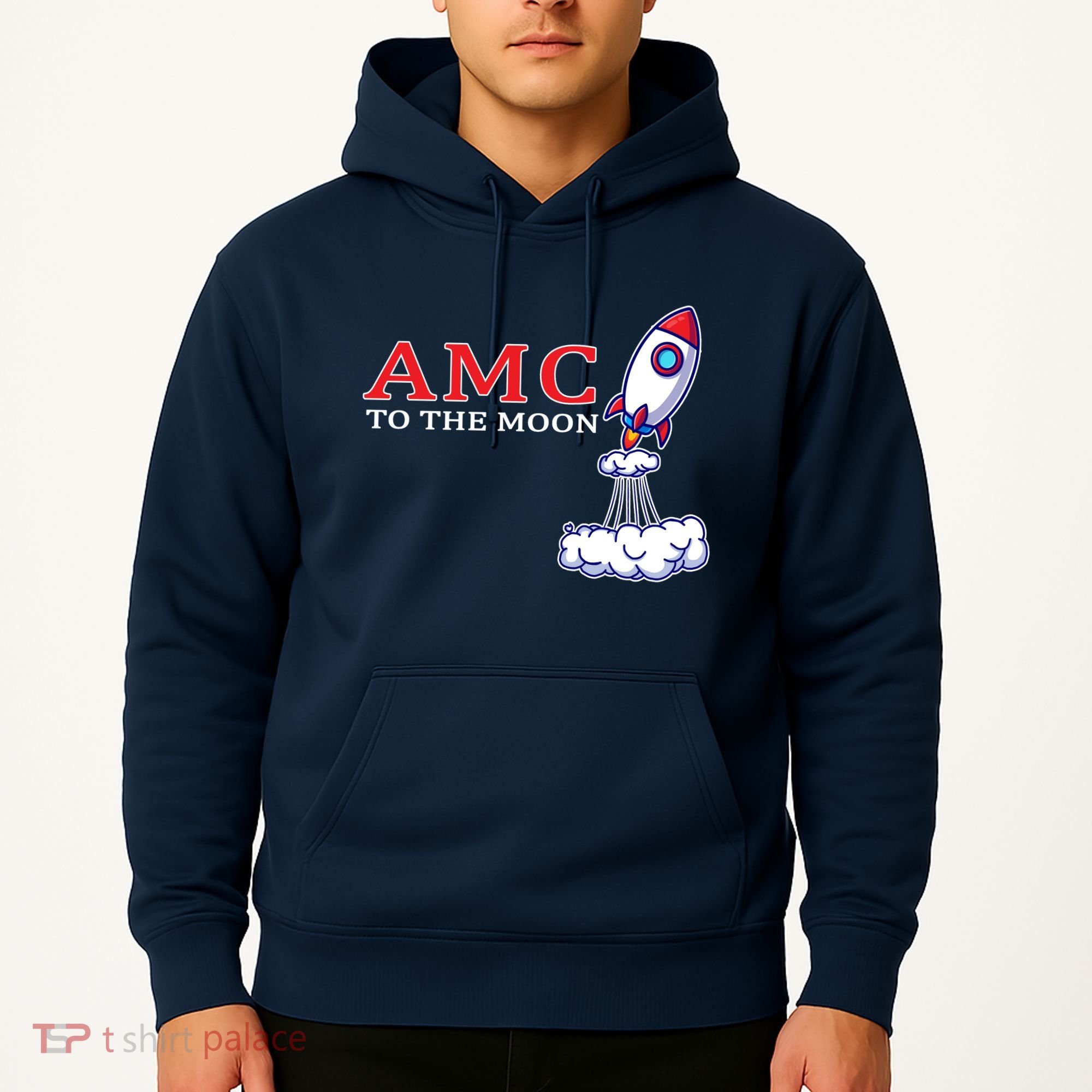 AMC Stocks To The Moon Wall Street Hoodie