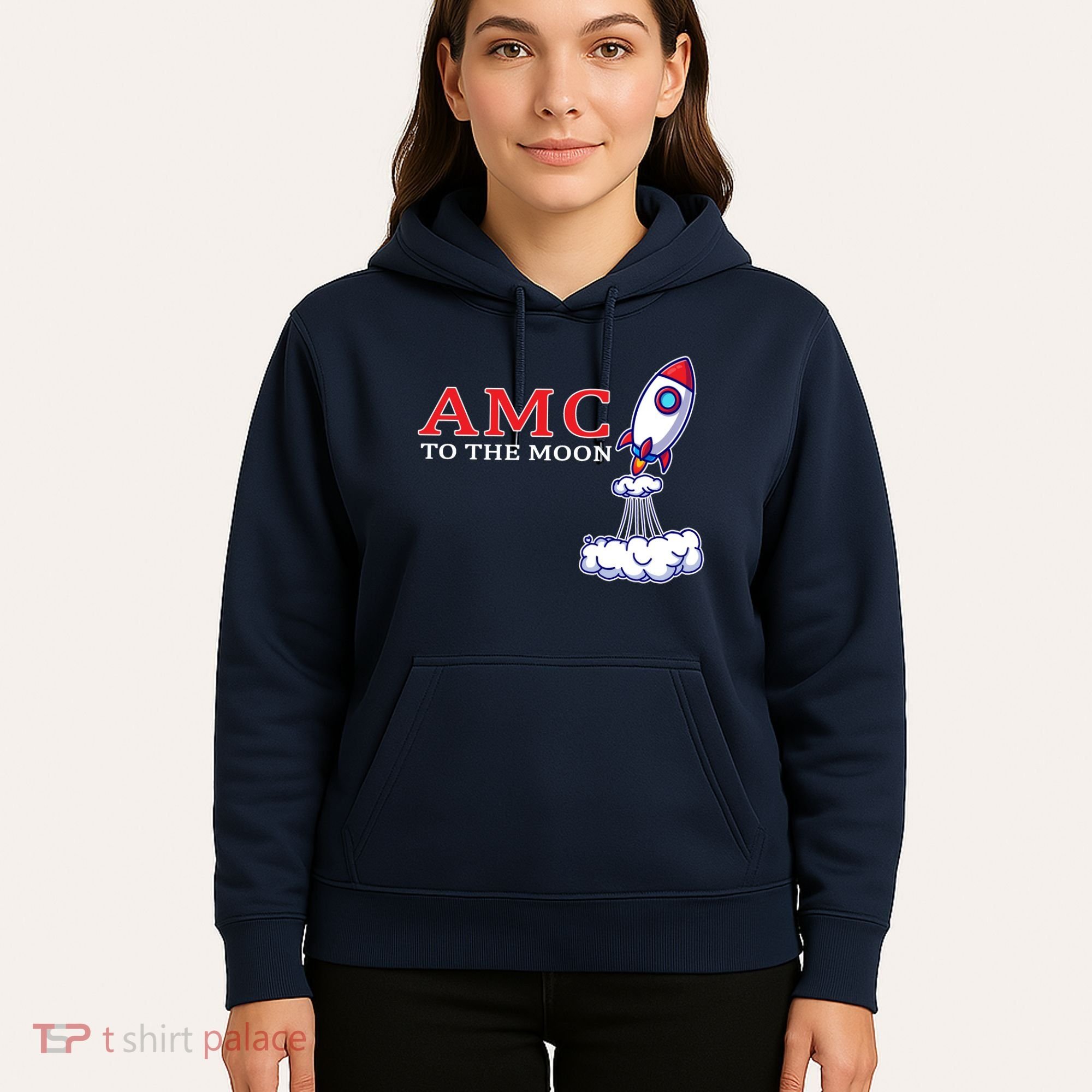 AMC Stocks To The Moon Wall Street Hoodie