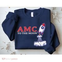 AMC Stocks To The Moon Wall Street Sweatshirt thumb 2