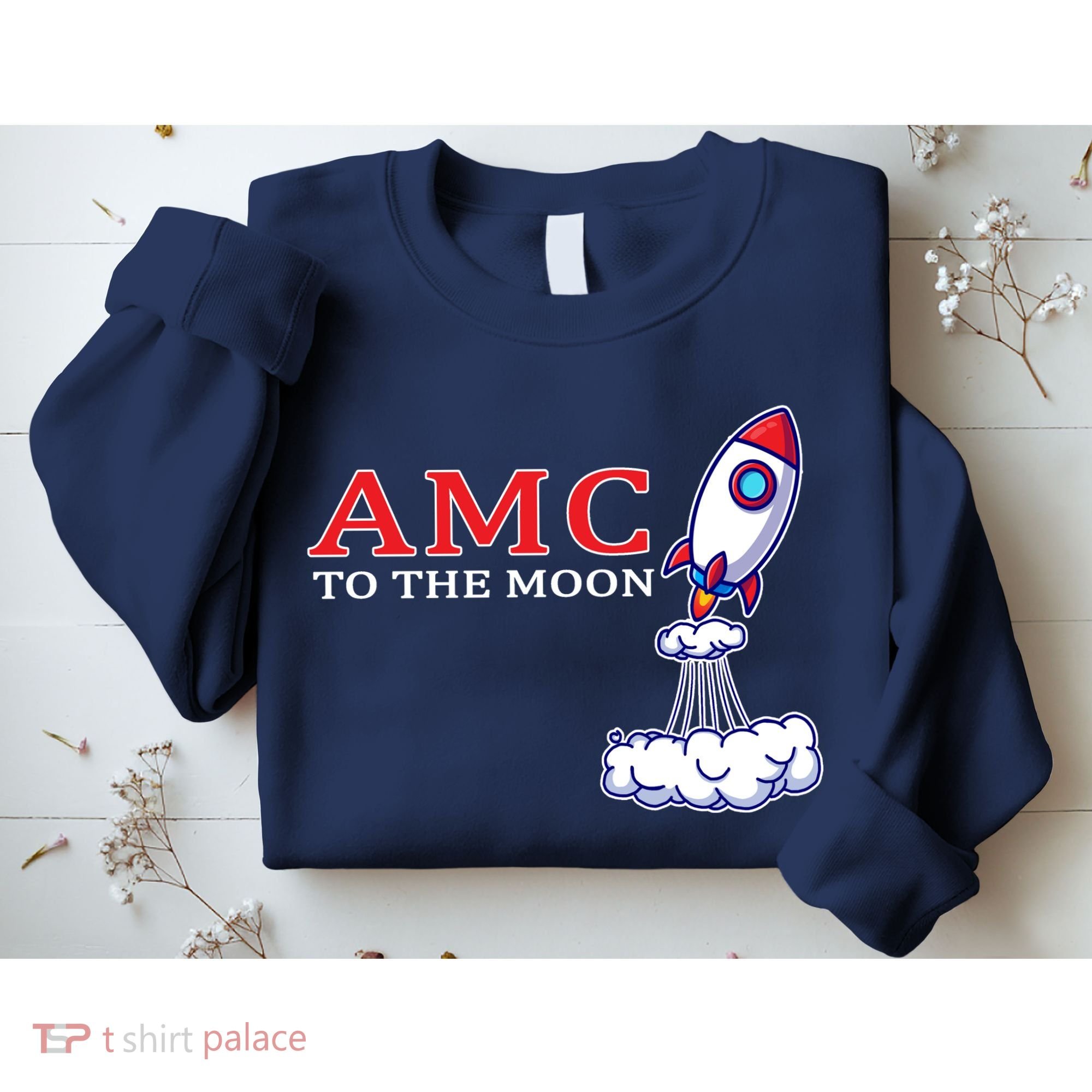 AMC Stocks To The Moon Wall Street Sweatshirt