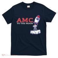 AMC Stocks To The Moon Wall Street T-Shirt thumb 0