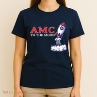 AMC Stocks To The Moon Wall Street T-Shirt thumb 4