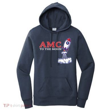 AMC Stocks To The Moon Wall Street Women's Hoodie