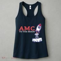 AMC Stocks To The Moon Wall Street Women's Tank Top thumb 3