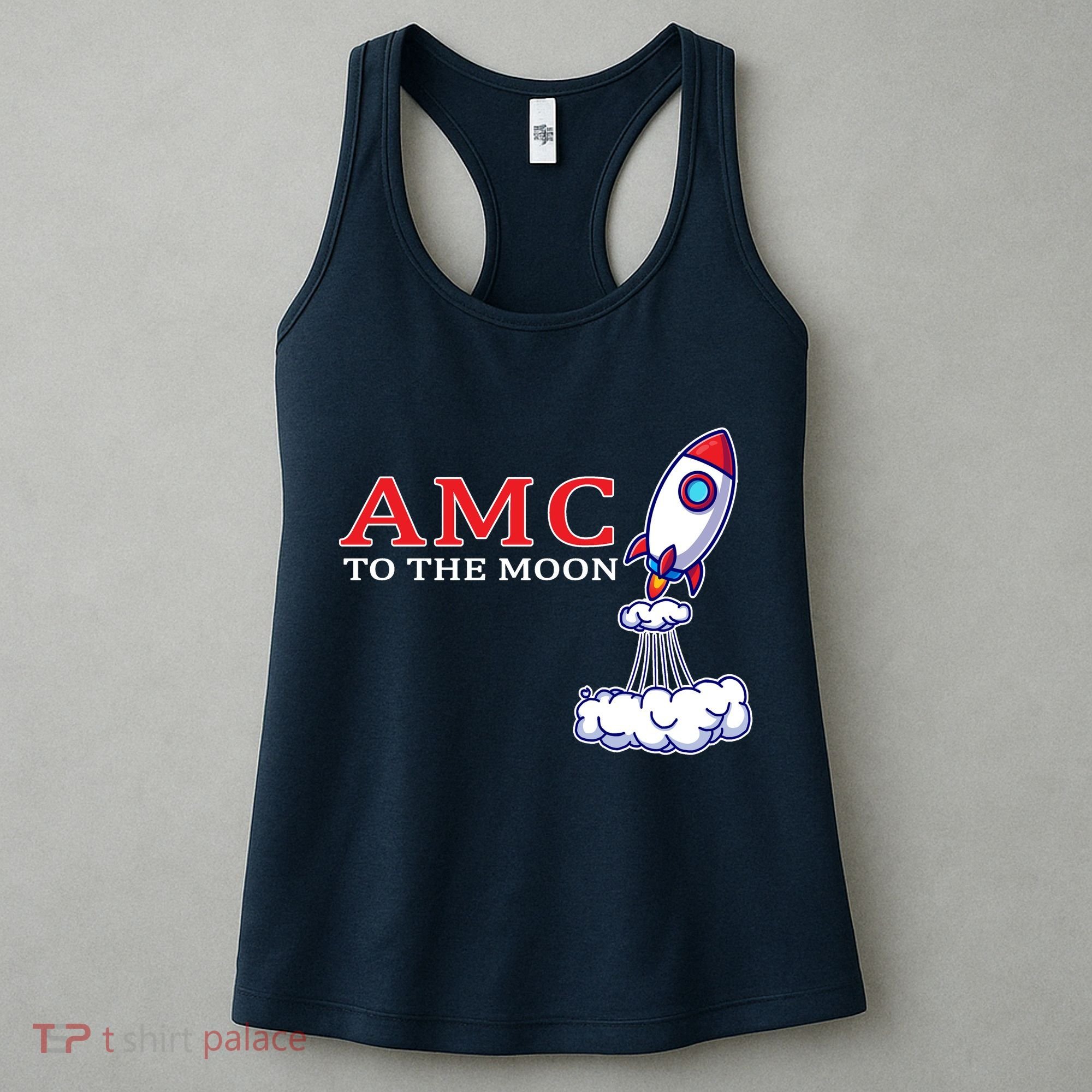 AMC Stocks To The Moon Wall Street Women's Tank Top