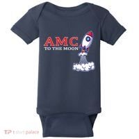 AMC Stocks To The Moon Wall Street Baby Bodysuit thumb 0