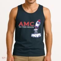 AMC Stocks To The Moon Wall Street Tank Top thumb 3