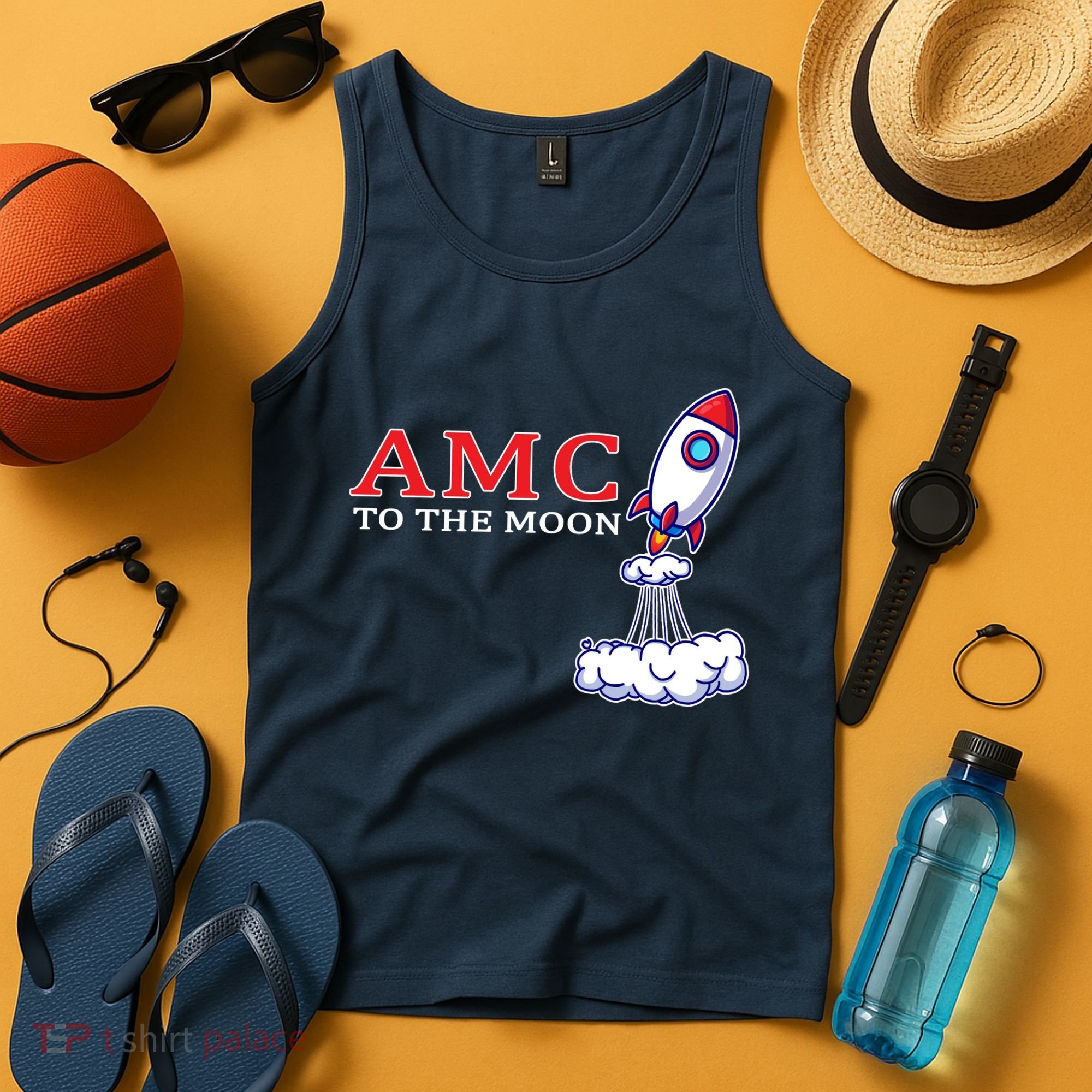 AMC Stocks To The Moon Wall Street Tank Top