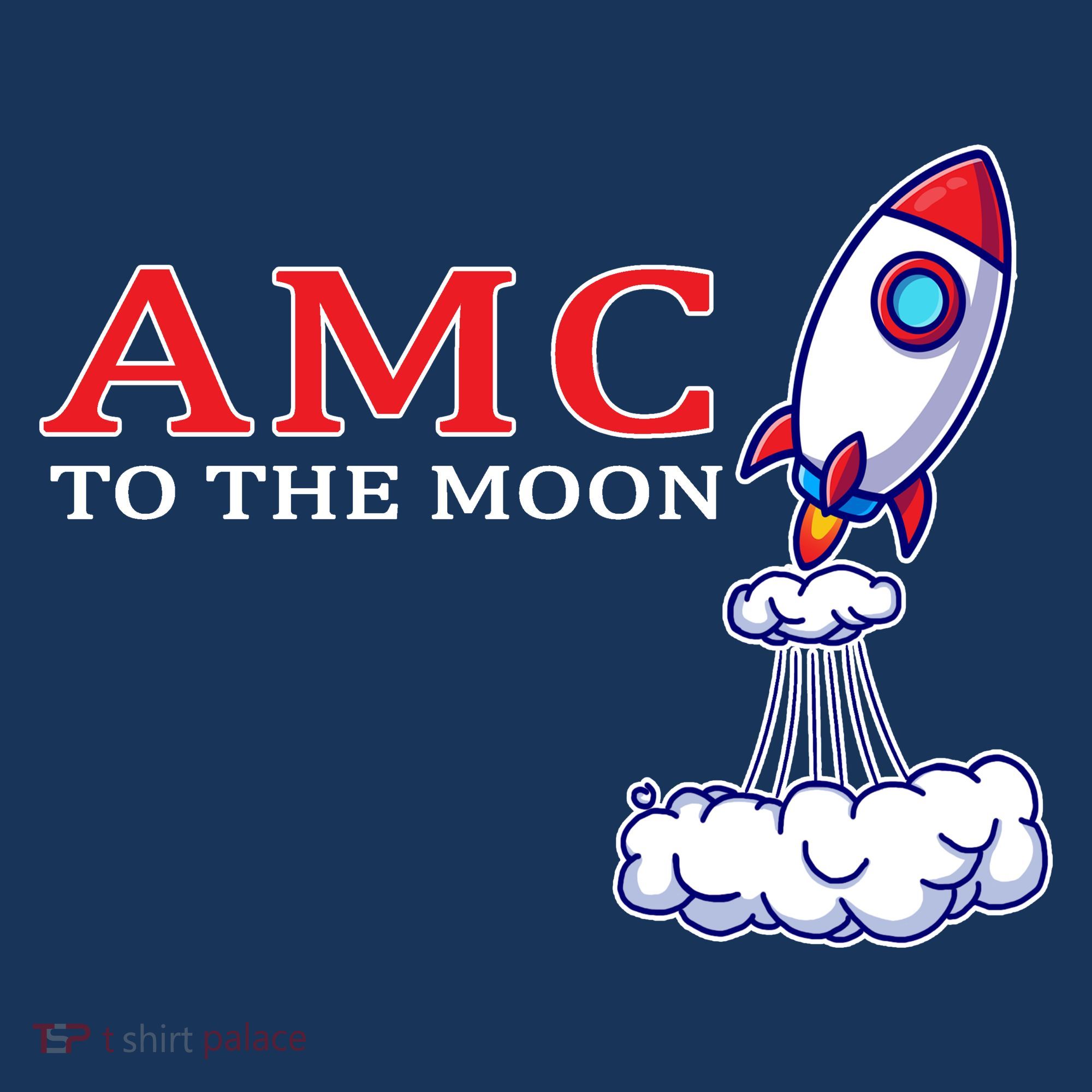 AMC Stocks To The Moon Wall Street Women's Long Sleeve Shirt