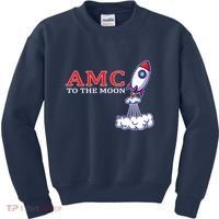 AMC Stocks To The Moon Wall Street Kids Sweatshirt thumb 0