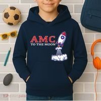 AMC Stocks To The Moon Wall Street Kids Hoodie thumb 2