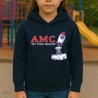 AMC Stocks To The Moon Wall Street Kids Hoodie thumb 3