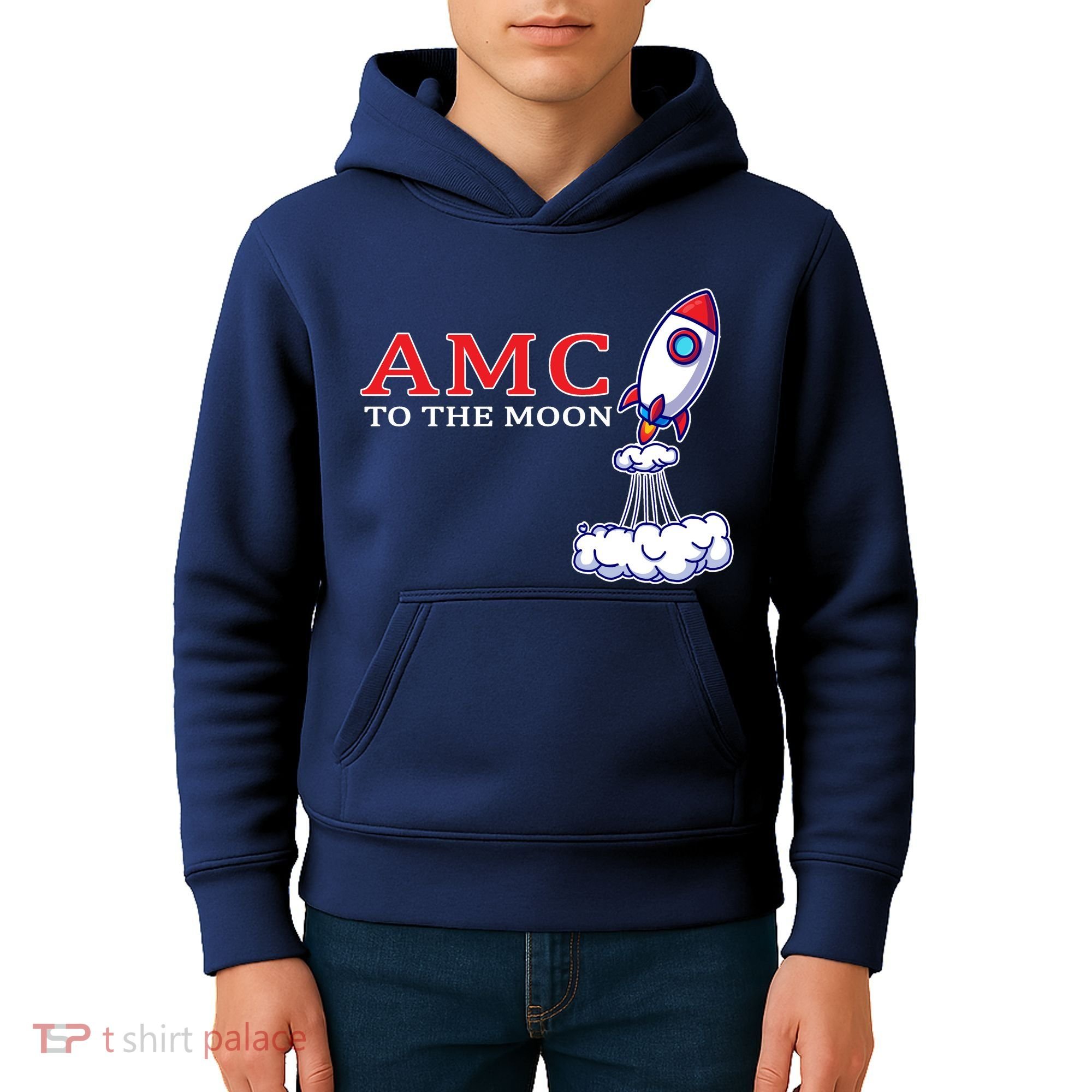 AMC Stocks To The Moon Wall Street Kids Hoodie