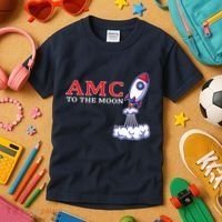 AMC Stocks To The Moon Wall Street Kids T-Shirt thumb 3