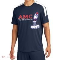 AMC Stocks To The Moon Wall Street Sport-Tek Competitor United Soccer Jersey thumb 0