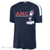 AMC Stocks To The Moon Wall Street Sport-Tek Competitor United Soccer Jersey thumb 2