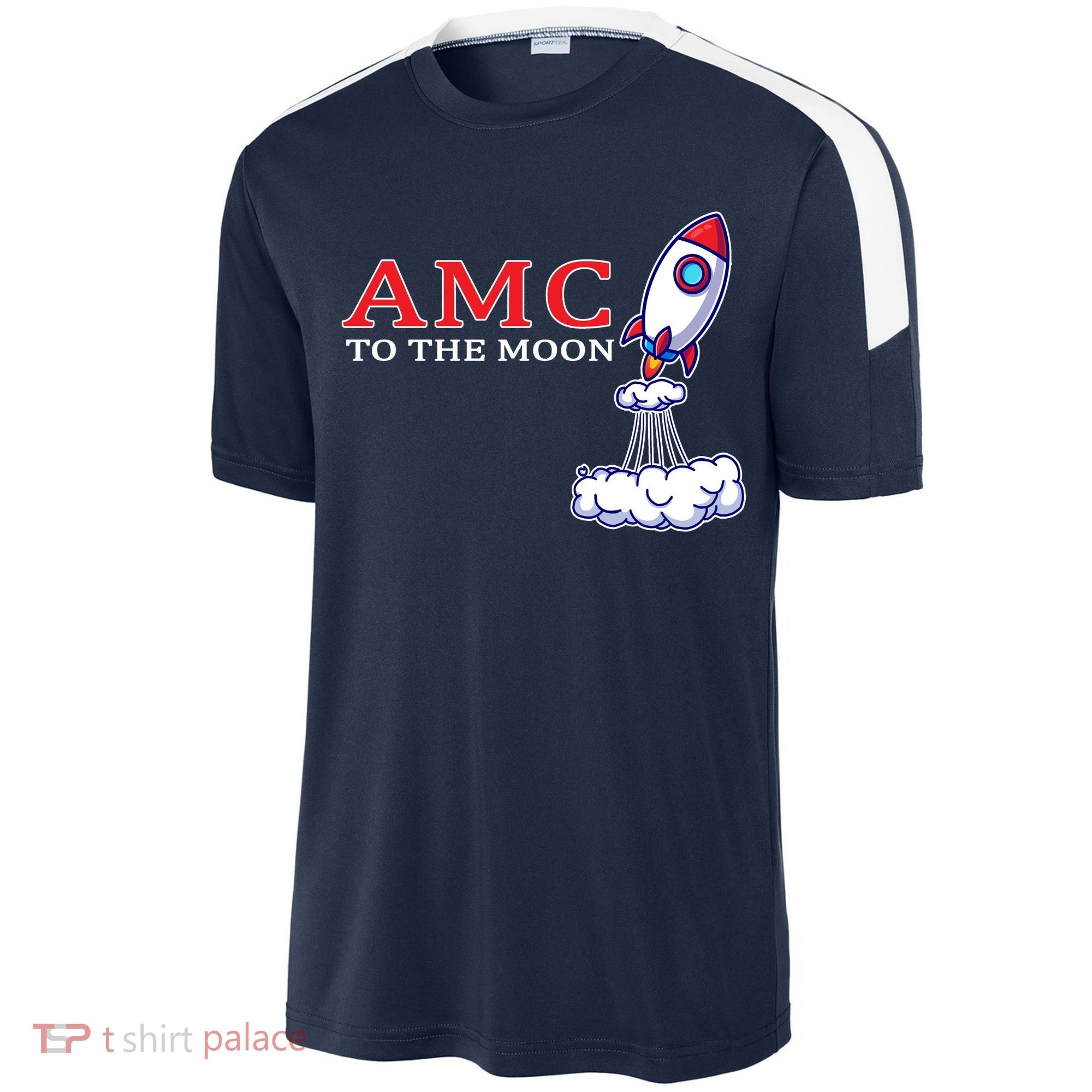 AMC Stocks To The Moon Wall Street Sport-Tek Competitor United Soccer Jersey