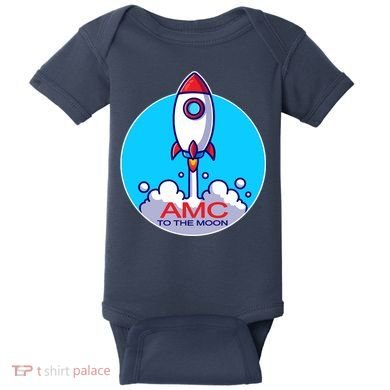 AMC To The Moon Baby Bodysuit