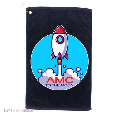 AMC To The Moon Golf Towel