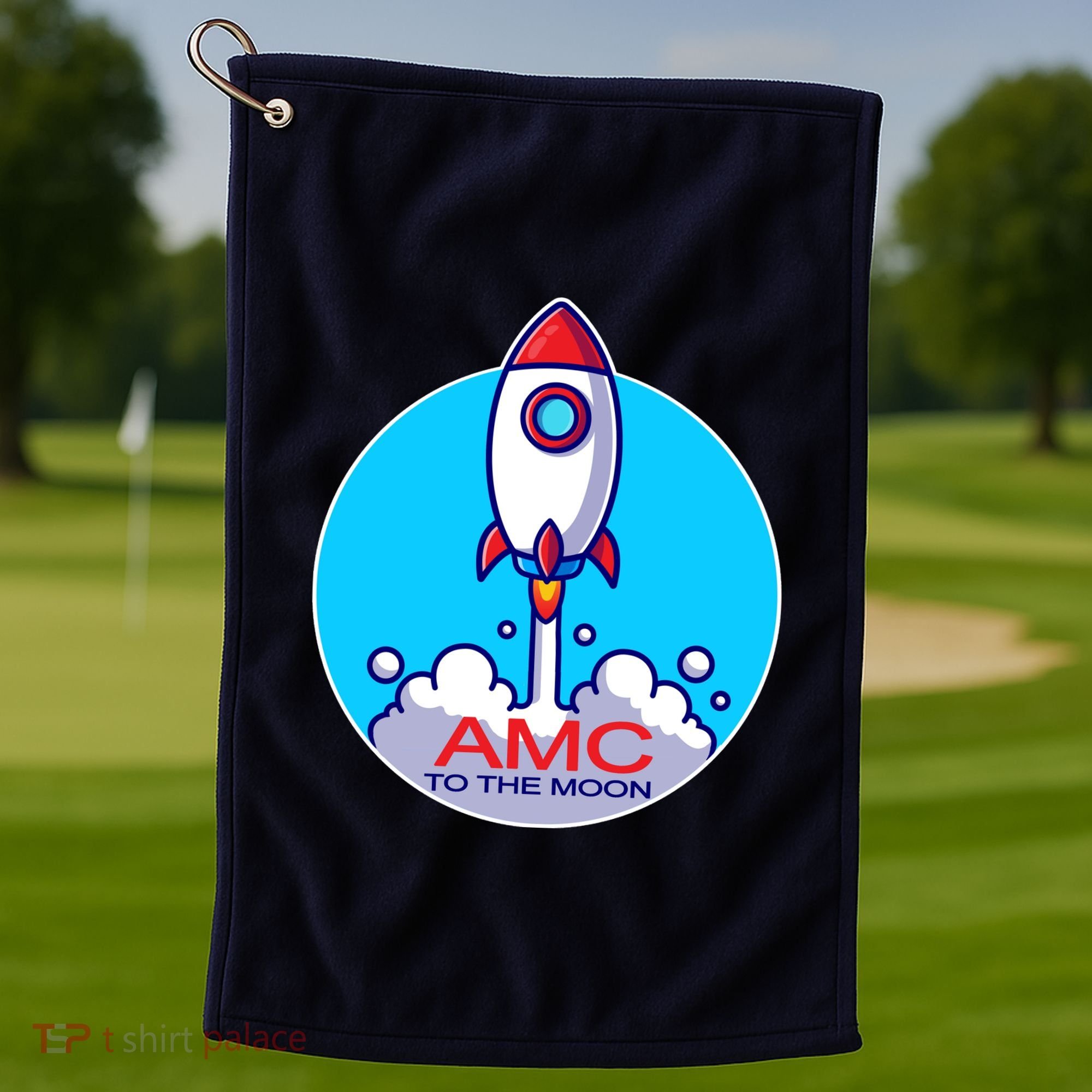 AMC To The Moon Golf Towel