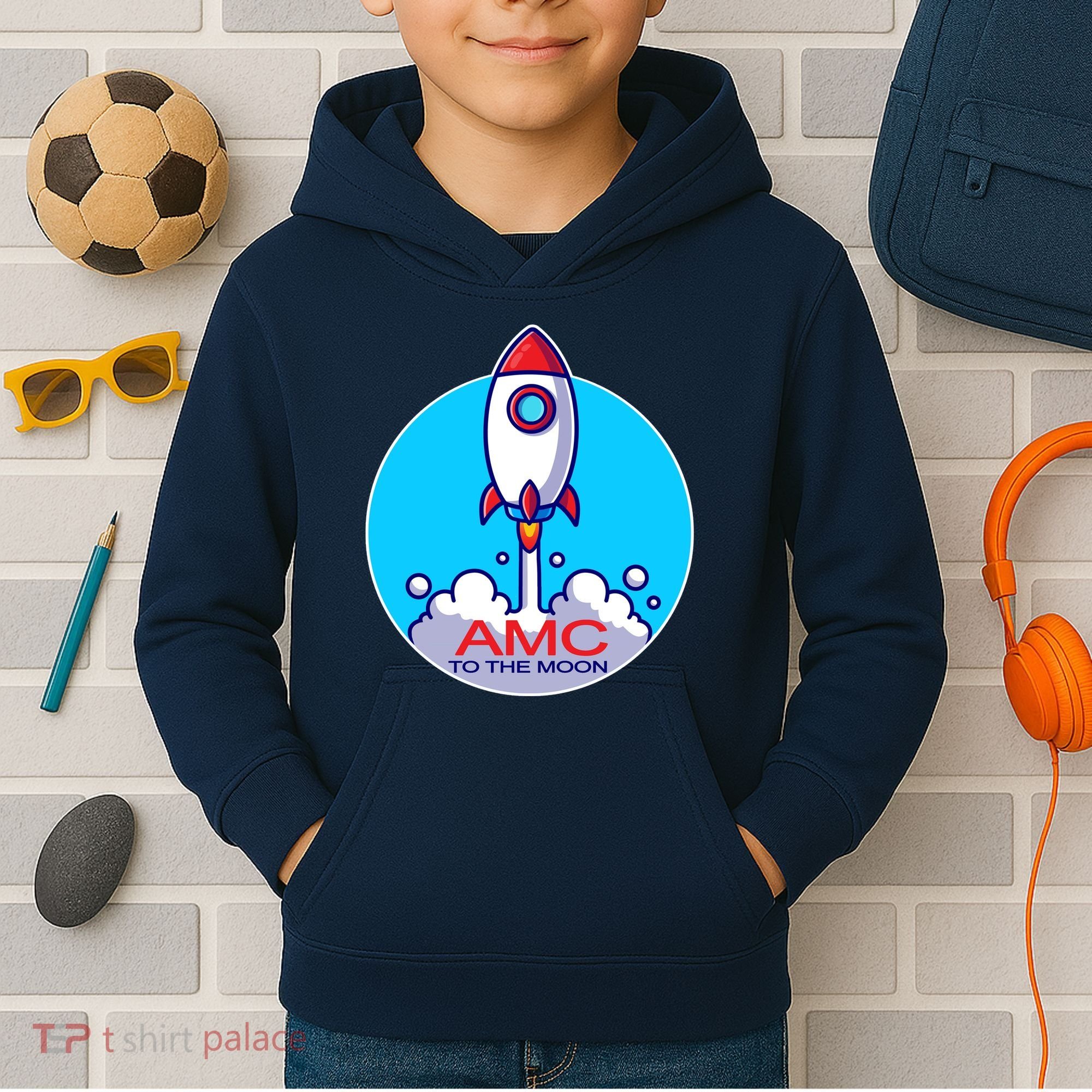 AMC To The Moon Kids Hoodie
