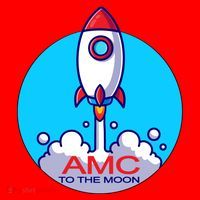 AMC To The Moon Santa Hat thumb 1