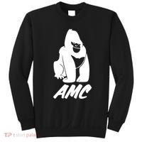 AMC To The Moon Apes Of Wall Street Sweatshirt thumb 0