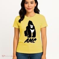 AMC To The Moon Apes Of Wall Street Women's T-Shirt thumb 4