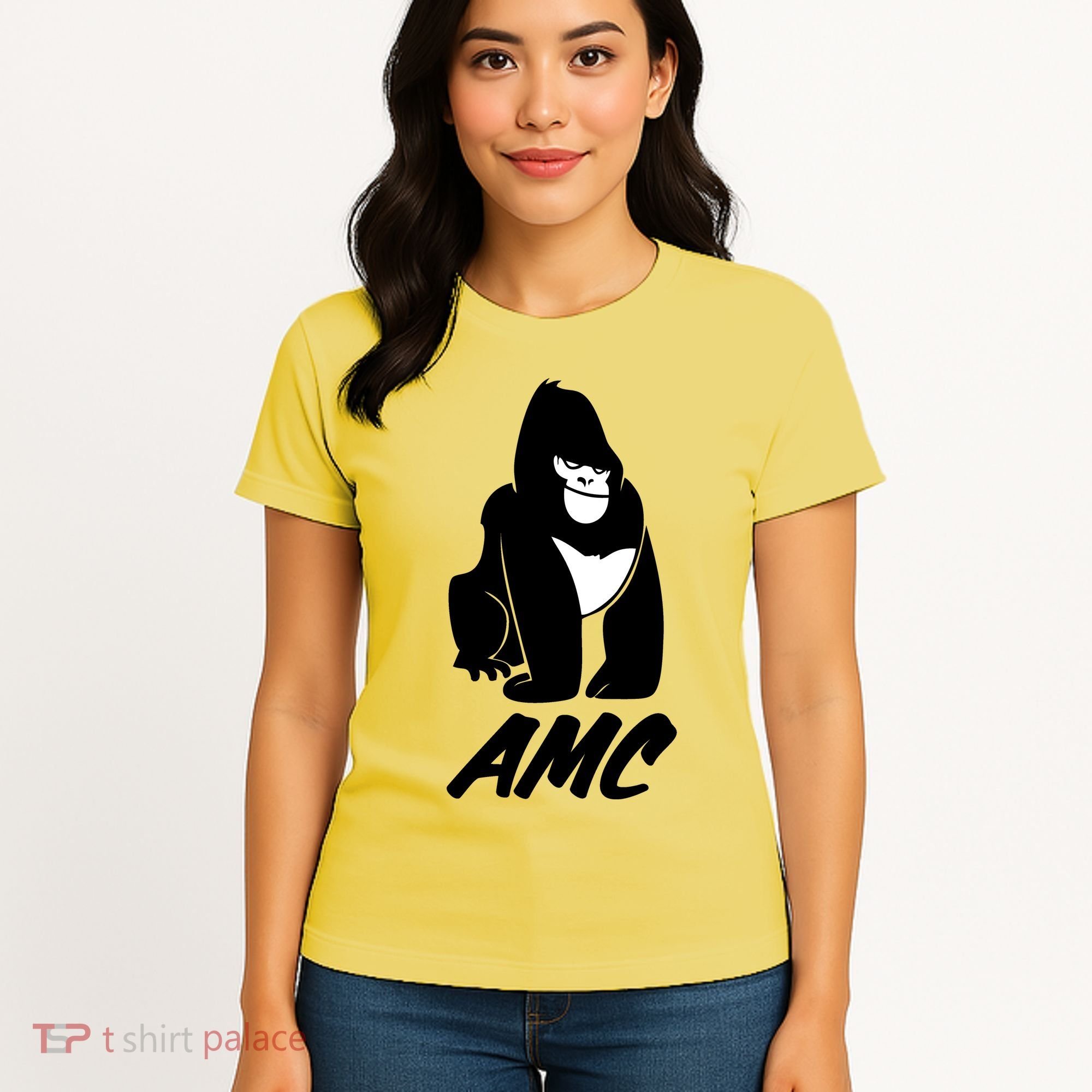 AMC To The Moon Apes Of Wall Street Women's T-Shirt
